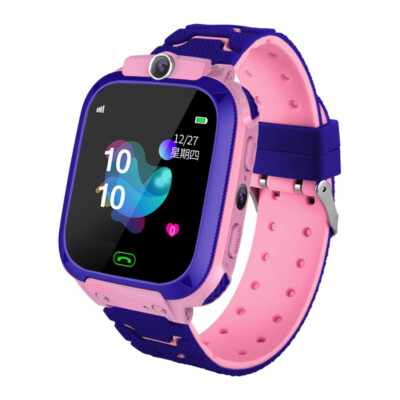 Kinder Smartwatch mit Telefonfunktion Armbanduhr Smart Watch SOS Sim Rosa
