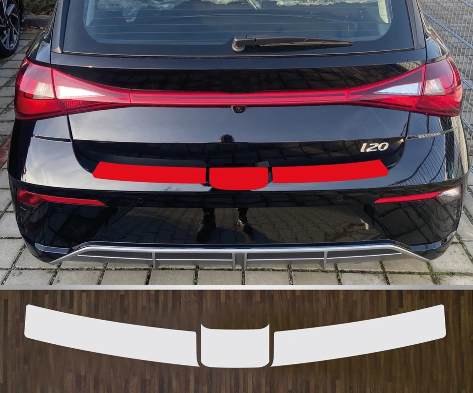 L'OTTIMIZZAZIONE È Protezione Vernice Del Bordo Trasparente Misura Esatta per Hyundai i20 Da 2023