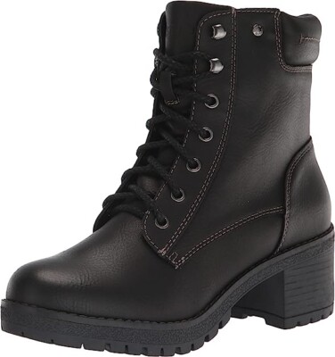 Eastland Women's Size Brynn Mid Calf Boots Comfort Cushioned Side Zipper  Black