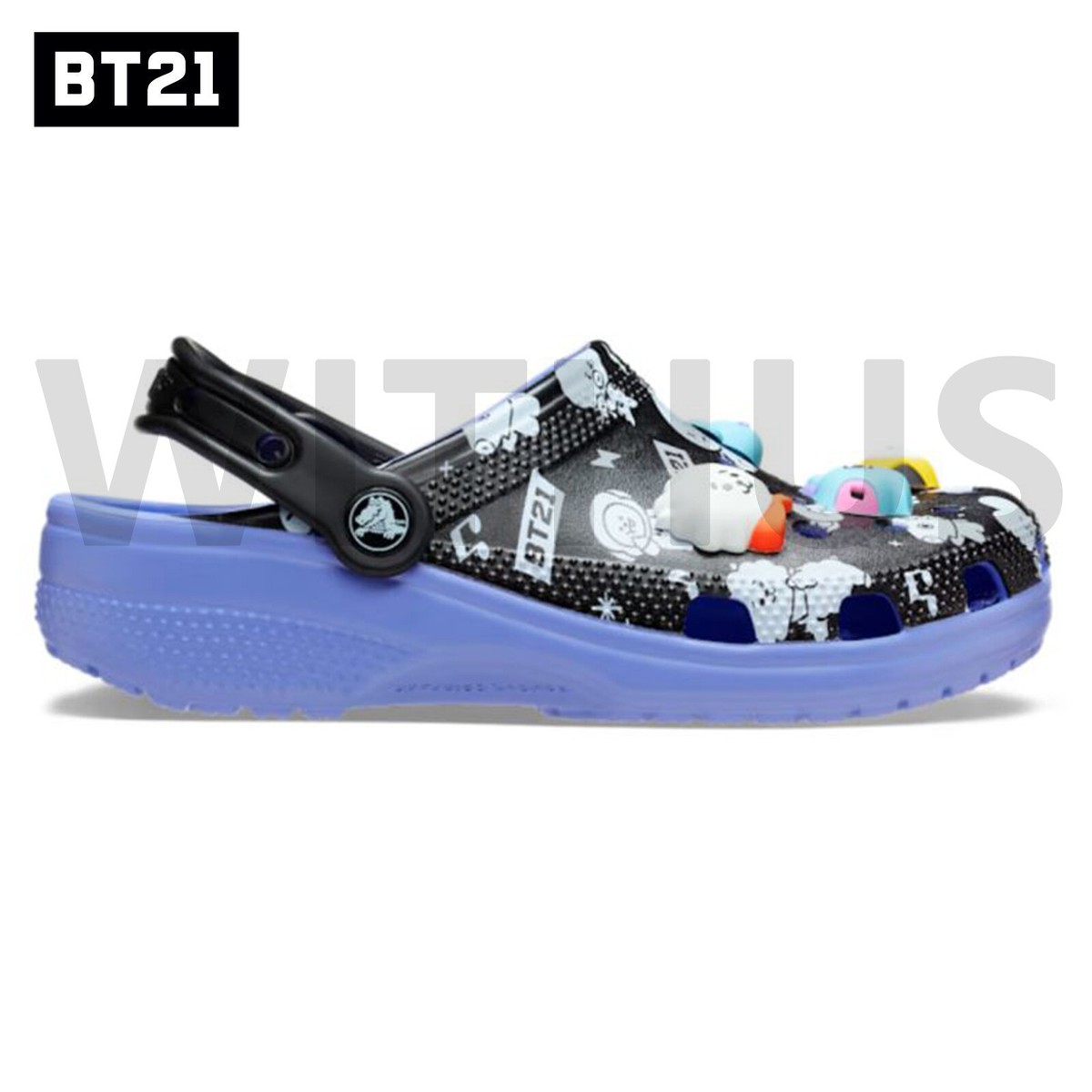 ◆CROCS◆ Public Classic Line Friends BT21 Clog BKM 22SUCL20 BT21 CROCS Classic Clog Line Friends BT21 8 Jibbitz Charms