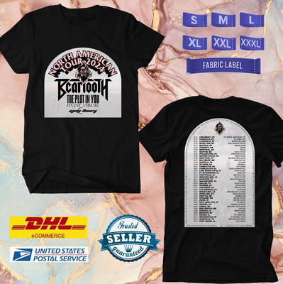 BEARTOOTH THE PLOT IN YOU TOUR 2024, BEARTOOTH TOUR DOUBLE SIDED T-SHIRT