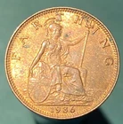 1936 George V Farthing — photo from another recent sale
