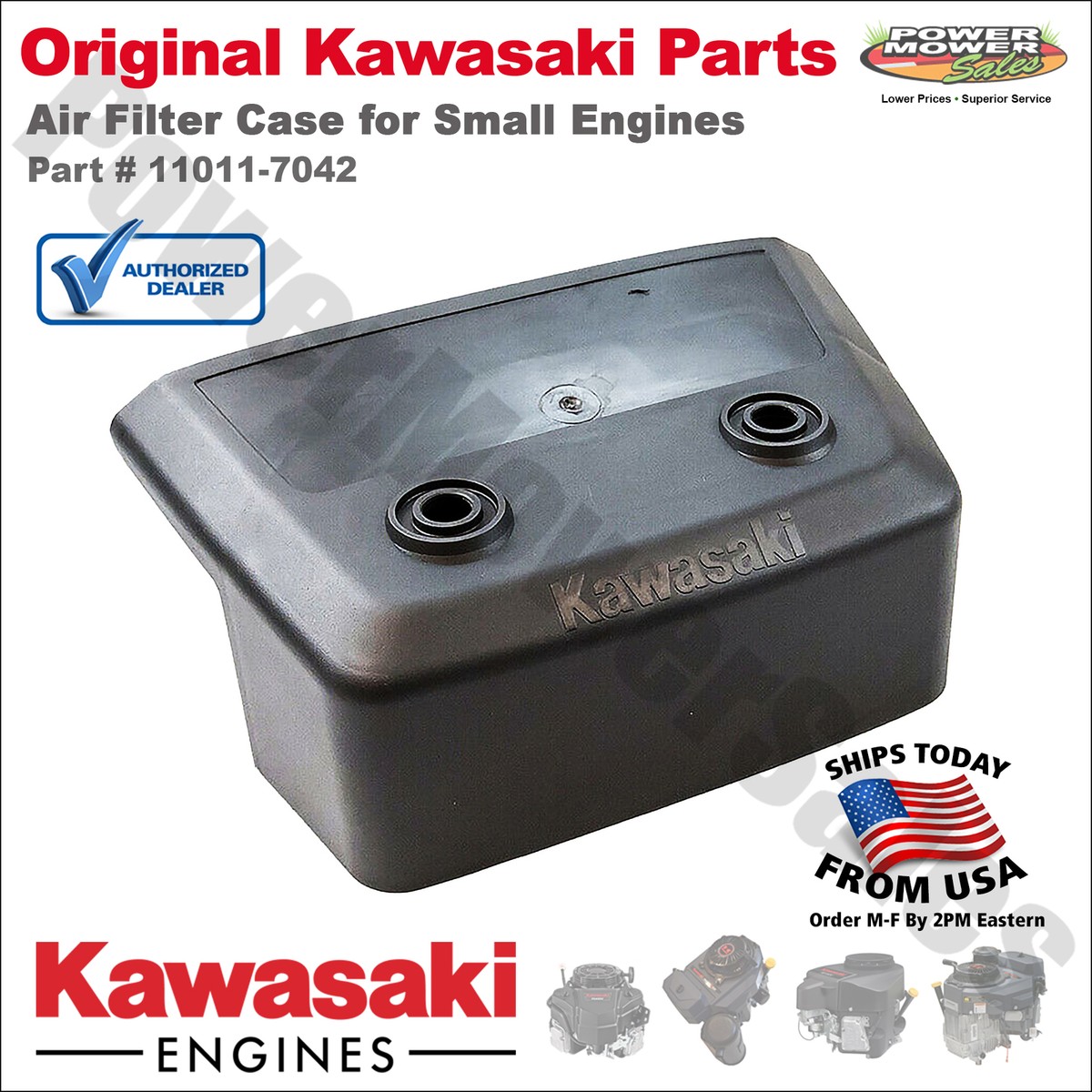 Genuine OEM Kawasaki Air Filter Case for Small Engines / FH721V