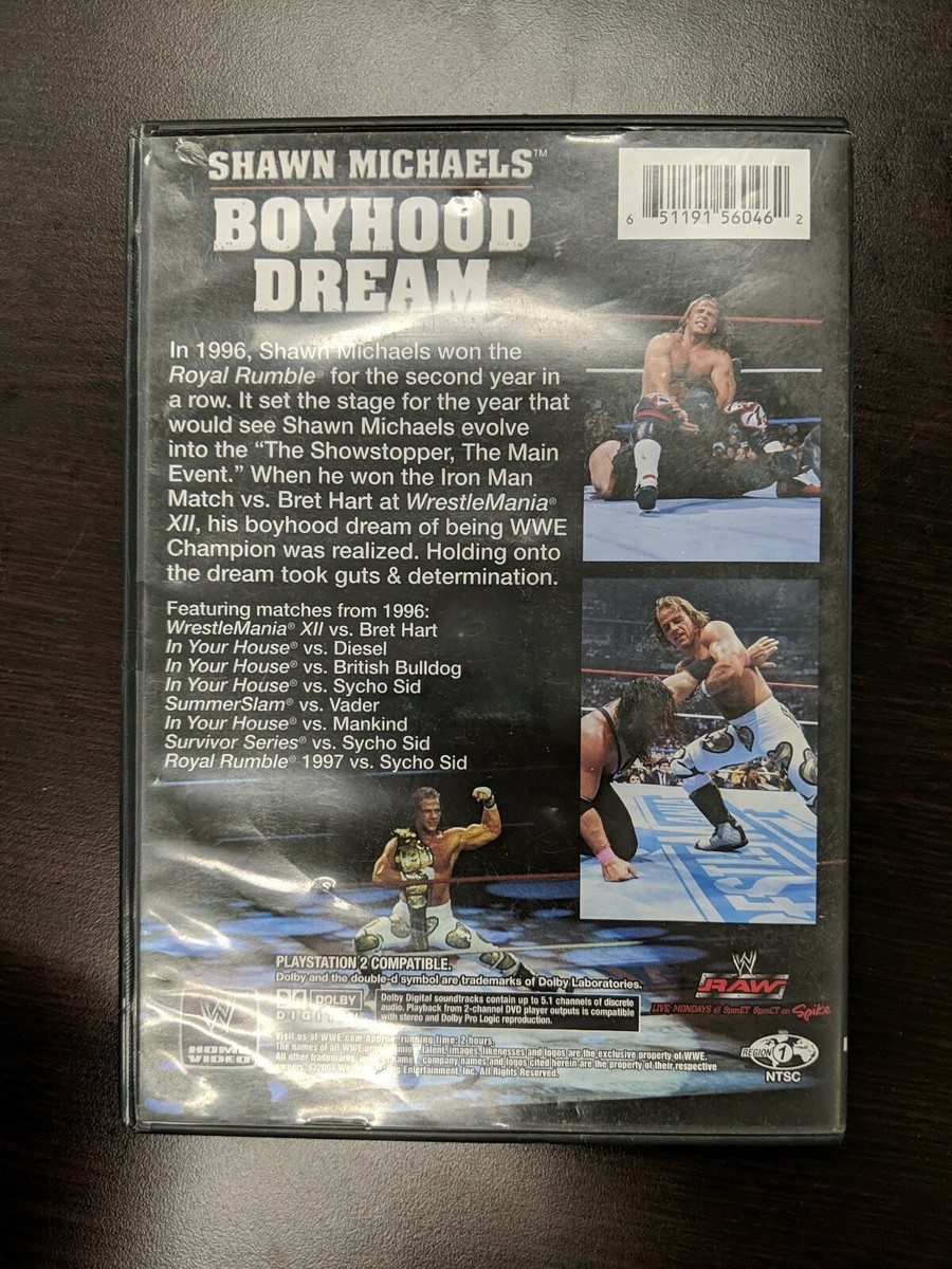 WWE: Shawn Michaels - Boyhood Dream - 651191560462| eBay