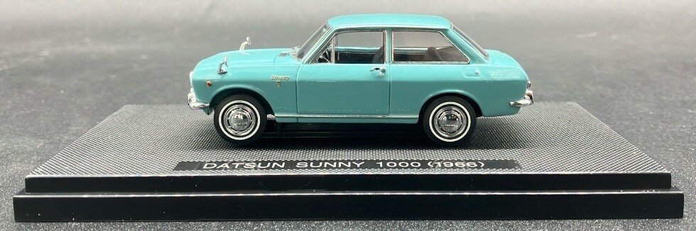 EBBRO エブロ　DATAUN SUNNY 1000 1/43 Ebbro 1/43 Datsun Sunny 1000 1966 Blue #44845 | eBay