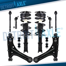 10pc Front Struts + Lower Control Arm for 1999 - 2005 Chevy Cavalier Sunfire