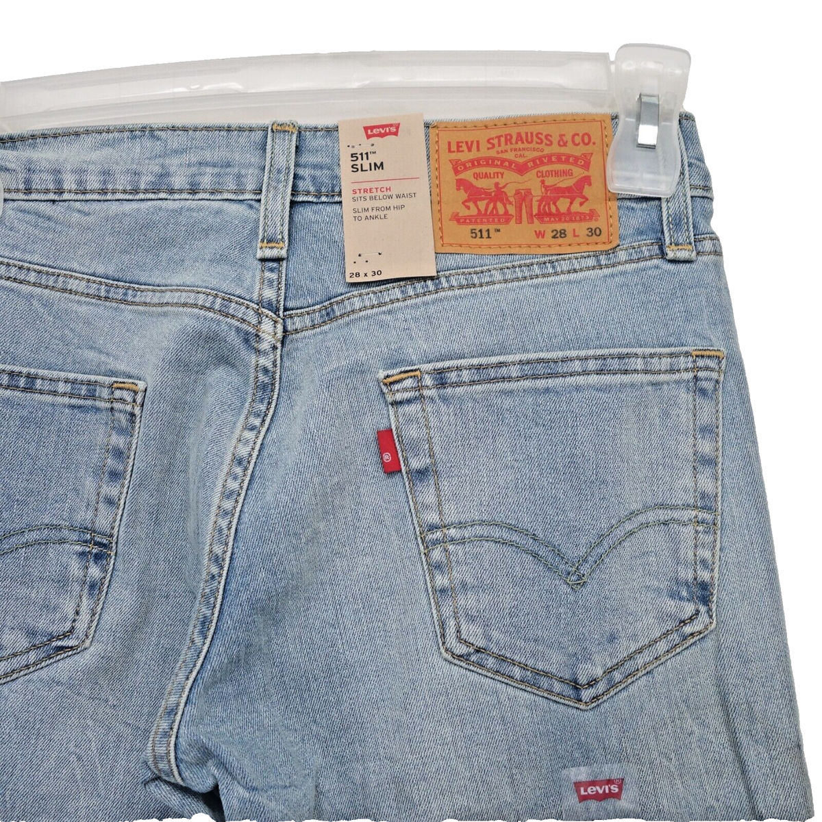 Levi's Men's 511 Slim Fit Stretch Jean Blue Stone 28w X 30l for