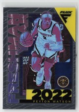 2022-23 Panini Flux #24 Peyton Watson Freshman Year