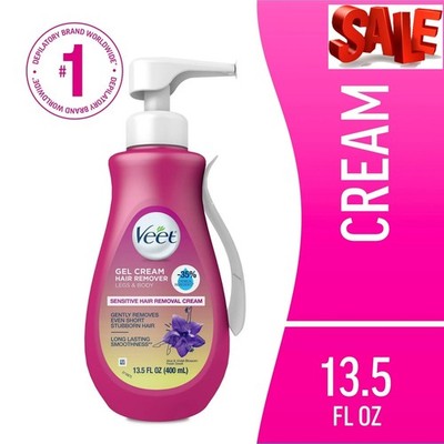 Hair Removal Cream, Body Hair Remover for Women, Sensitive Skin, 13.5 FL OZ