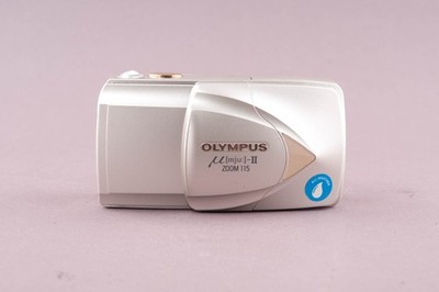 Olympus Mju II Zoom 115 Quartz Date 35mm Point & Shoot Film Camera