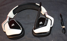 Corsair Void RGB Elite Wireless Bluetooth Headphones Black/White NO USB DONGLE