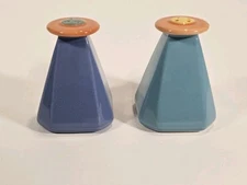 Salt And Pepper Shakers Made By Artist Lindt Stymeist Pyramid Shaped