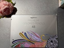 NEW Amazon Basics Premium Colored Pencils, 48...