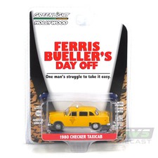 Greenlight Checker Taxi Cab 1980 Ferris Bueller's Day Off 1:64 62030C
