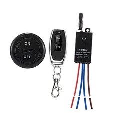 Wireless Lights Switch,110V/120V/240V /10A 110V-240V Mini Remote switch-10A