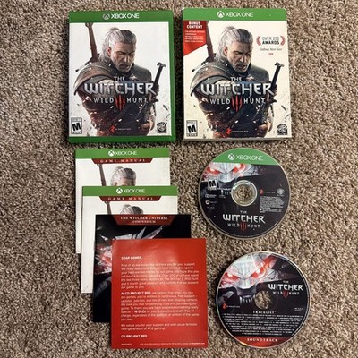 Witcher 3: Wild Hunt - Microsoft Xbox One Game With Slip Cover, CIB