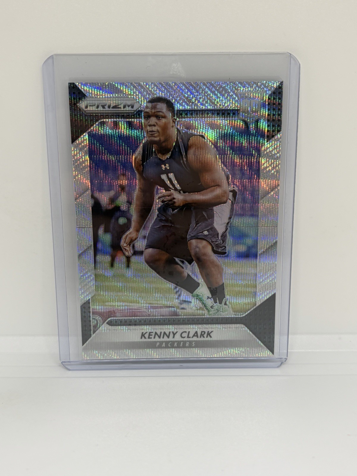 2016 Panini Prizm Rookie Blue Wave Prizm /149 Kenny Clark #215 RC