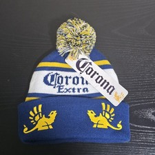 New Corona Extra Beer Pom Mens Womens Winter Cap Hat Beanie One Size Fits NWT