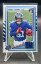 2025 Panini Donruss Base Rated Rookie Abdul Carter #315 Optic