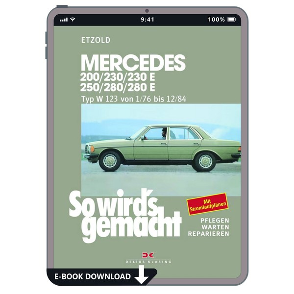 Mercedes-Benz W 123 1976-1984 So Wird's Gemacht Reparaturanleitung E-Book Pdf-image