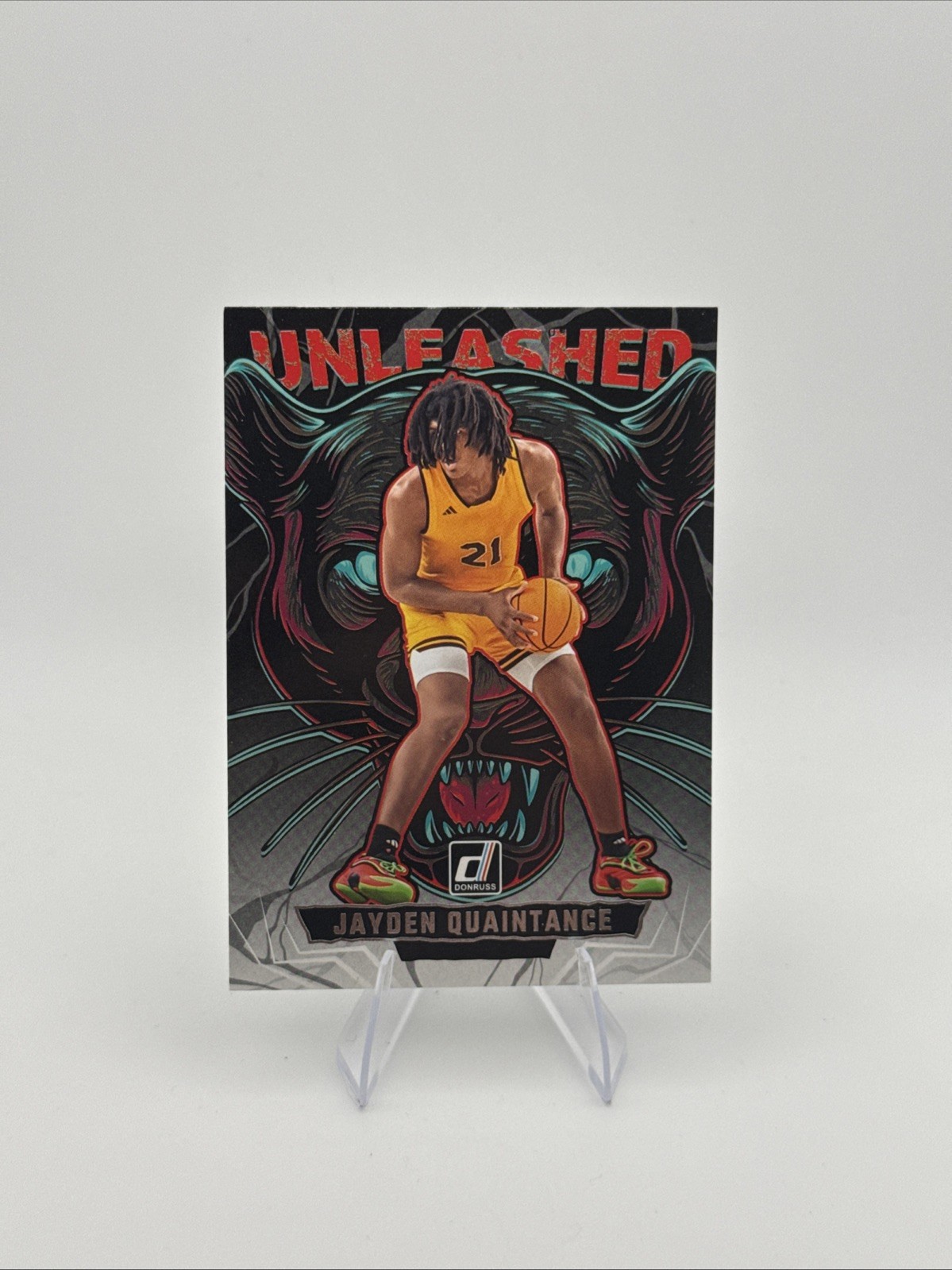 2025-26 Panini Donruss - Unleashed Jayden Quaintance #5 (RC)