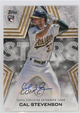 2023 Topps Series 2 Baseball Stars Auto Cal Stevenson #BSA-CST Auto 03w4