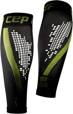 CEP Compression Calf Sleeves 2.0 Reflective Nighttech Damen - Grün - Größe II