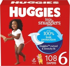 Huggies Little Snugglers Disposable Baby Diapers - Size 6 - 108 Count 0.40 per diaper