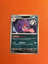 Pokémon TCG Gengar #57 Paldean Fates Mint