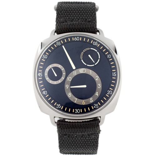 Ressence Type 1 Squared Chronotempus Titanium Blue Dial 41.5mm Full Set
