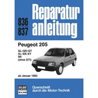 Peugeot 205 Benziner-Modelle 01.1983-1998 Reparaturanleitung Bucheli Verlag