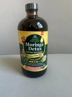 Organic Moringa Detox Living Bitters 5-in-1 Herbal Tonic