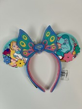 2026 Disney Parks Epcot Flower Garden Festival Alice In Wonderland Headband Ears