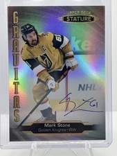 2020-21 UD Stature Gravitas Mark Stone G-7 Auto