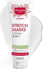 Mustela Maternity Stretch Marks Prevention Cream, Enriched with Plant-Based Ing