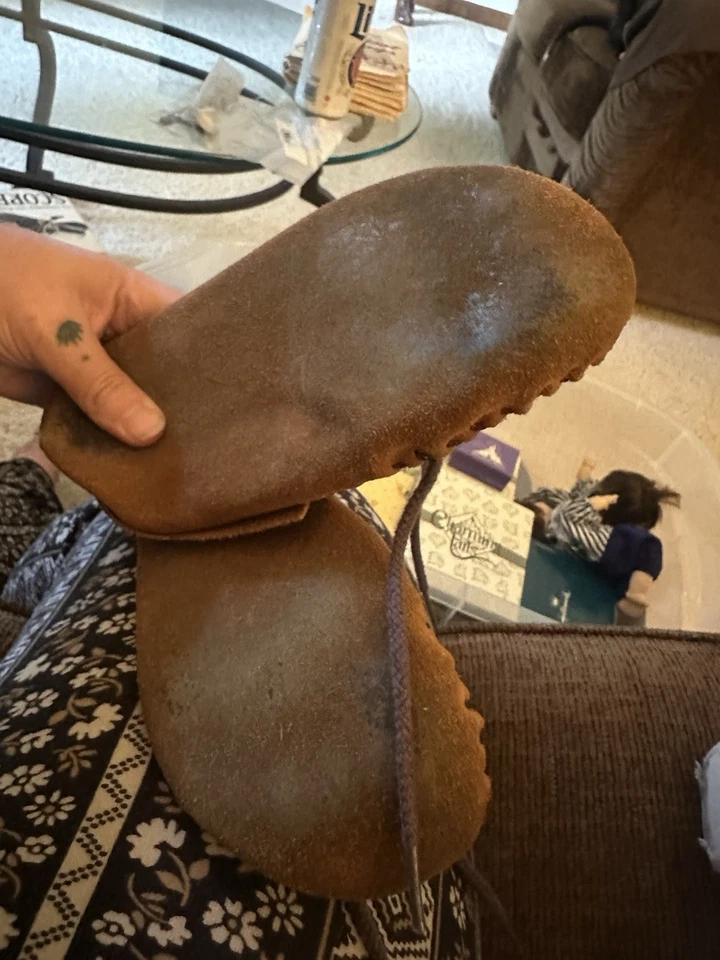 Mocasines de cuero marrón Mine Tanka talla 5 Foto 3 de 4