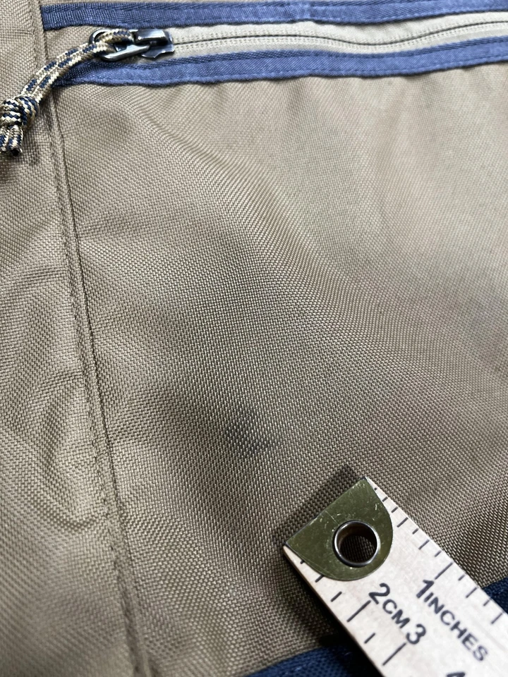 Patagonia Recycled Polyester Backpack Tan Gray Daypack Zip Top STY48021FA20 - Image 2 of 4