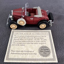 National Motor Museum Mint 1931 Ford Model A Roadster Convertible Diecast
