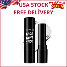 Clown White Face Paint Stick, Portable Eye Black Stick for Sports, Full-Coverage
