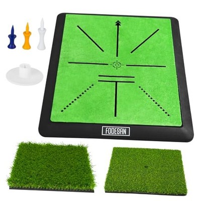 GETAWAY GOLF SwingStep 練習用マット Golf Hitting Mat – Practice Mat with Swing Path 3-in-1 Golf