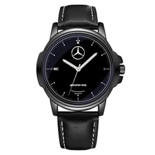 Orologio da Polso al Quarzo fan art Mercedes Benz Sport AMG Professional Nero