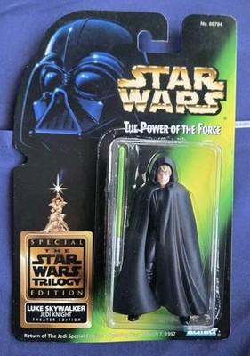 Power Of The Force Luke Skywalker Theater Star Wars Special Edition Off Card 