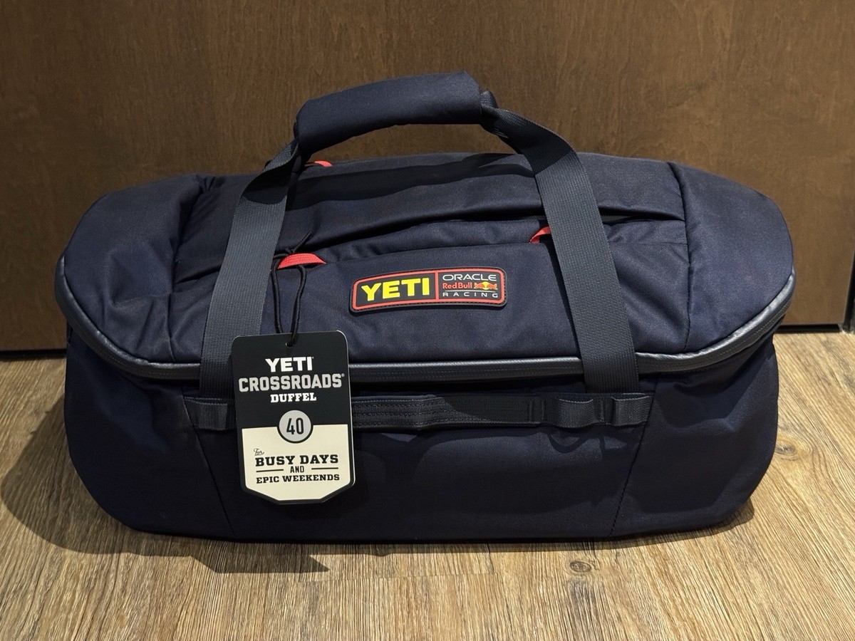 YETI Crossroads 40L Duffel Travel Carry-On Gear Yeti x Oracle Red