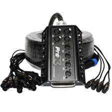 ProX XC-SB164XLR100 100' 16 XLR-F Input to 4 XLR-M Return Stage Box Snake