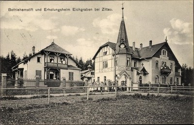 Postcard Eichgraben Zittau in Saxony, Bethlehemstift, recreation home... - 3087912