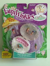 FAIRY WINKLES Sweet Dreams Compact Sea Shell Playset NEW Vintage 90  s Kenner