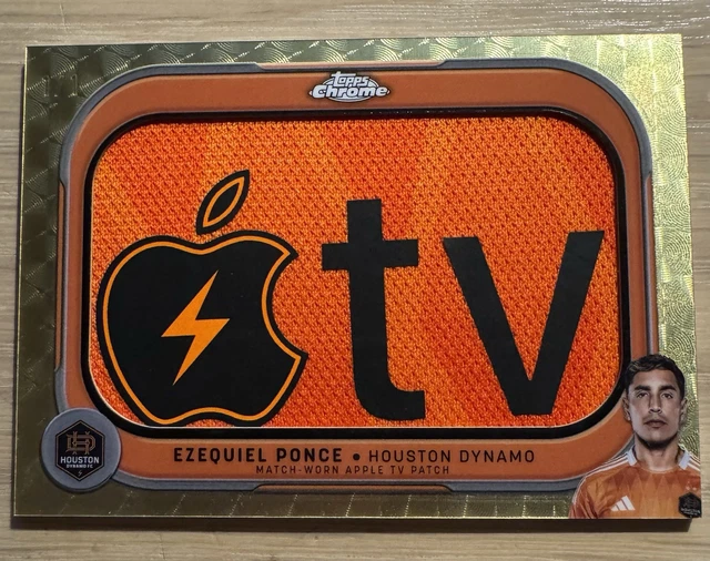 2025 Topps Chrome Apple TV Patch Superfractor Ezequiel Ponce 1/1