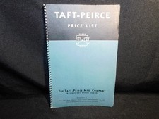 TaftPierce 1945 Price List &bull; Original WWII Machinist Tool Catalog Not a Reprint