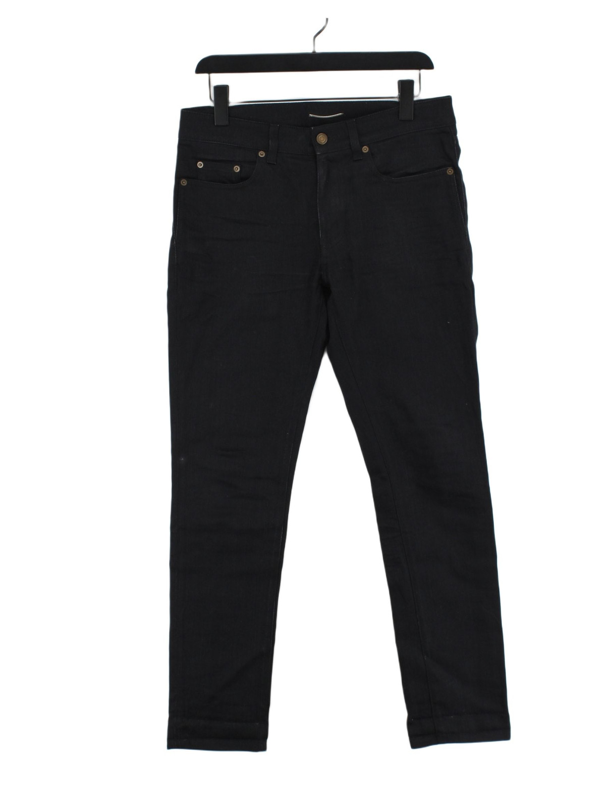 Jeans uomo Saint Laurent W 30 colore nero 100% altro dritto