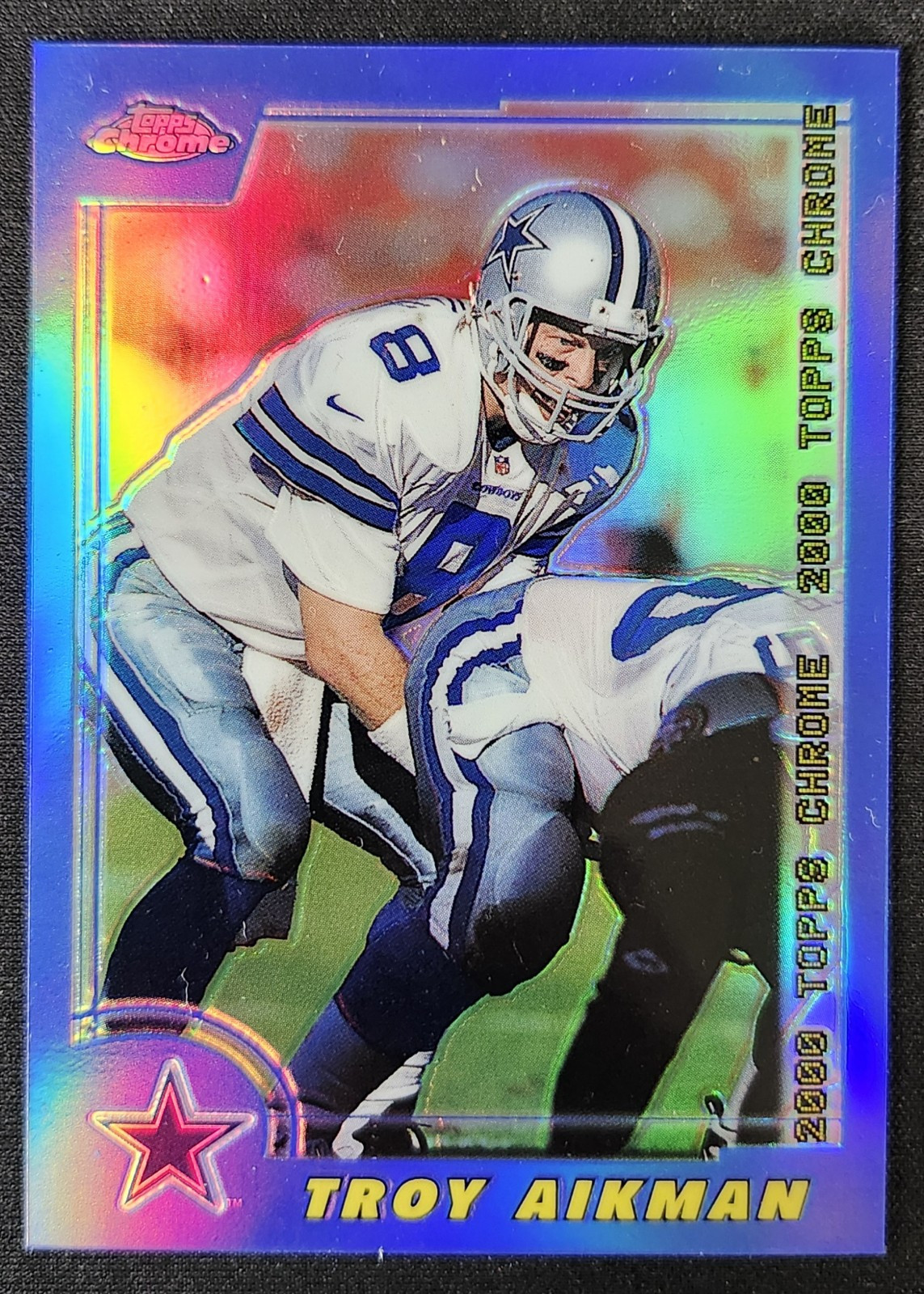 2000 Topps Chrome REFRACTOR- Troy Aikman #94 - NGM+